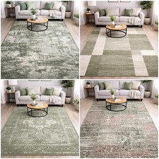Green Modern Rug Extra Large