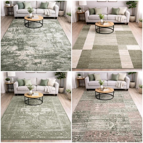 Green modern rug extra - modern,