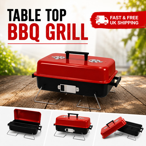 Portable folding charcoal bbq - folding,