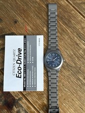 Citizen Titanium Eco Drive Date 100MT Bracelet Watch E111-K15885CK