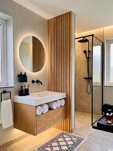 Bespoke oak vanity - , unit
