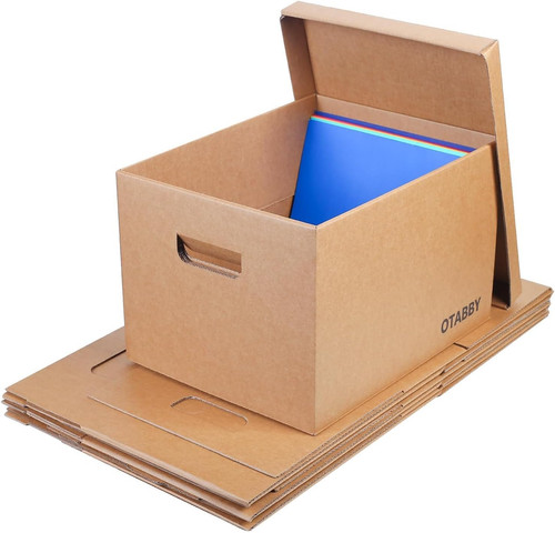File storage boxes - with, lids