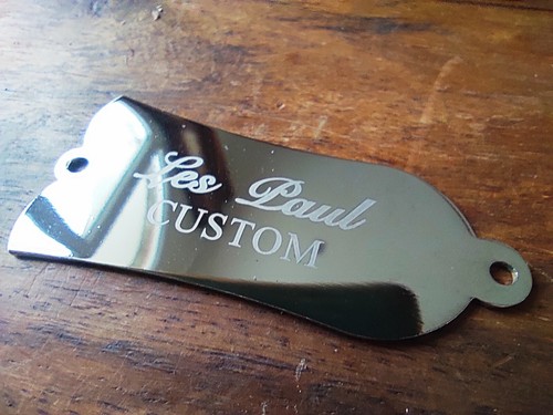 Truss rod cover - metal, chrome