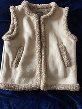 ladies gilet size 16 faux