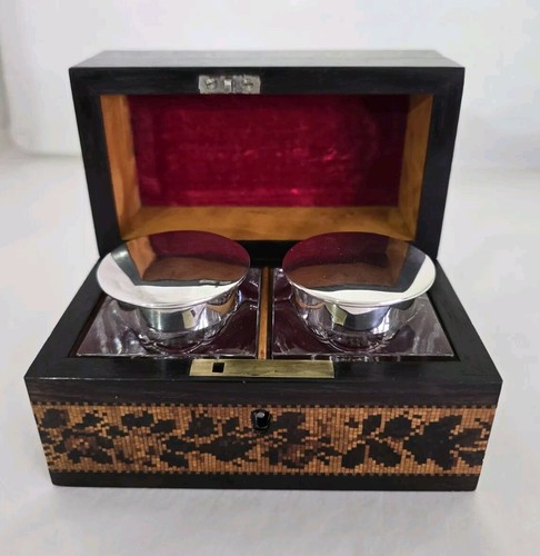 Antique tunbridgeware trinket - antique,
