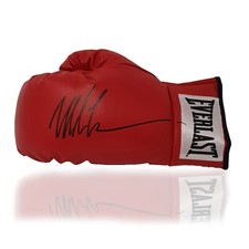 Mike Tyson Hand Signed Red
