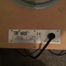 Tornado 3250m3 Acoustic Fan  used but in great condition 
