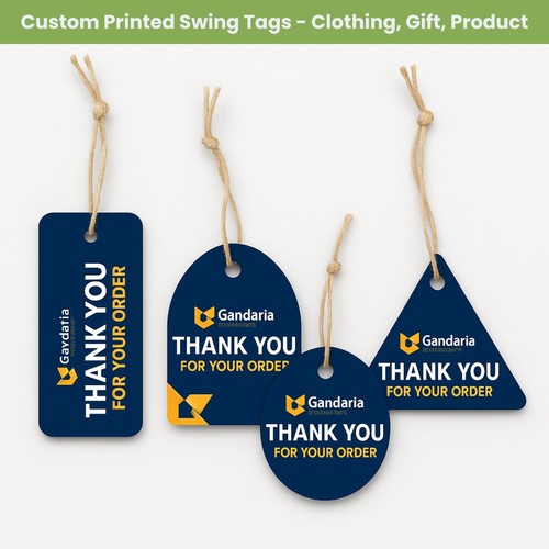 Custom printed swing tags - custom,