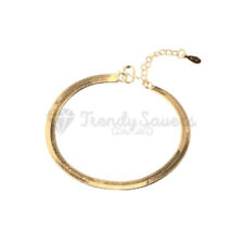 Stainless Steel Gold Silver Snake Chain New Ankle Bracelet Anklet Foot Jewelry