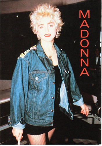 Madonna postcard 1986 1987 - madonna,