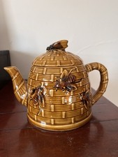 Vintage Honey Bee Hive Teapot