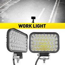 2x Square LED Work Lights Bar