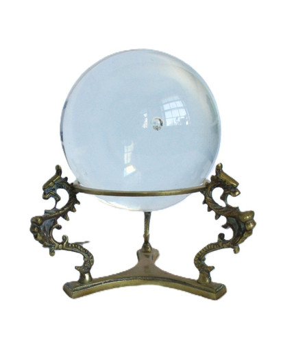 Vintage crystal ball wide - vintage,