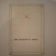 HIS MAJESTY'S ARMY brochure April 1939 WWII war memorabilia 