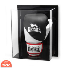 Wall Mounted Boxing Glove Display Case For Signed Autographed Stand Holder