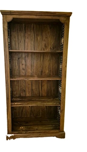 Solid sheesham wood bookcase - solid,