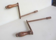 Antique wood handle - wood,