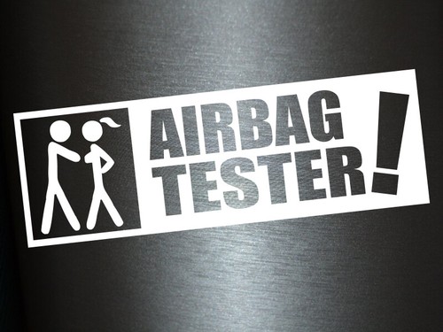 Plott aufkleber airbag tester - aufkleber,