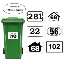 Personalised 4x Wheelie Bin