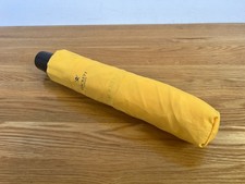 Lovely Hackett Bright Yellow Folding Travel Auto Opening Umbrella RRP £70