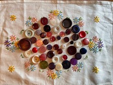 Vintage Embroidered Tray Cloth