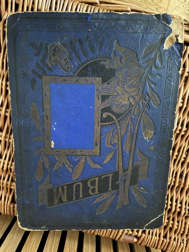 Antique victorian scrapbook - antique,