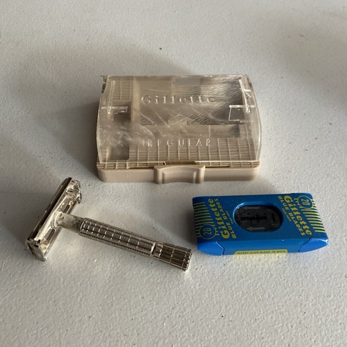 Vintage gillette safety razor - vintage,
