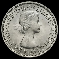 1953 Elizabeth II Two Shillings Coin / Florin, UNC