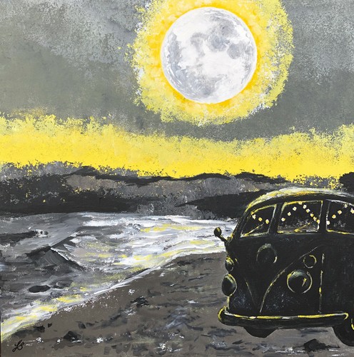 Campervan inspired art - vw,