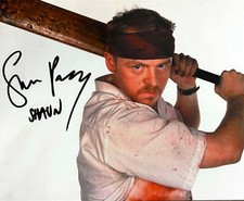 10x8" Shaun of the Dead Print Signed by Simon Pegg