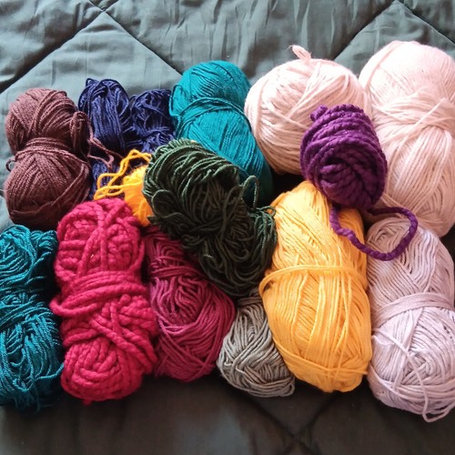 Yarn job lot bundle - yarn,