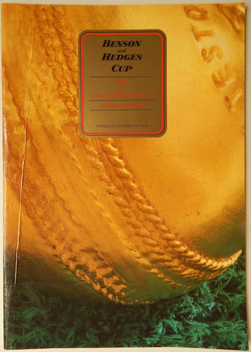 Benson and hedges cup final - and,