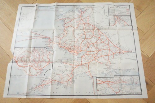 Gwr great western - great, map