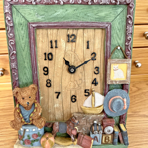 Vintage retro ornate clock - ornate,