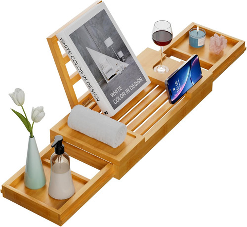 Premium bath tray - premium, expandable
