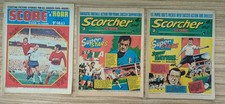 SCORCHER and SCORE Comics Lot 1971 1972 IPC Magazines UK 3 issues