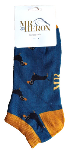 Heron mens dachshund - dachshund, socks
