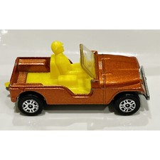 Corgi Juniors Jeep CJ 6 Bronze Army Military Vehicle VINTAGE made In The UK