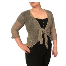 Womens Tie Up Bolero Shrug