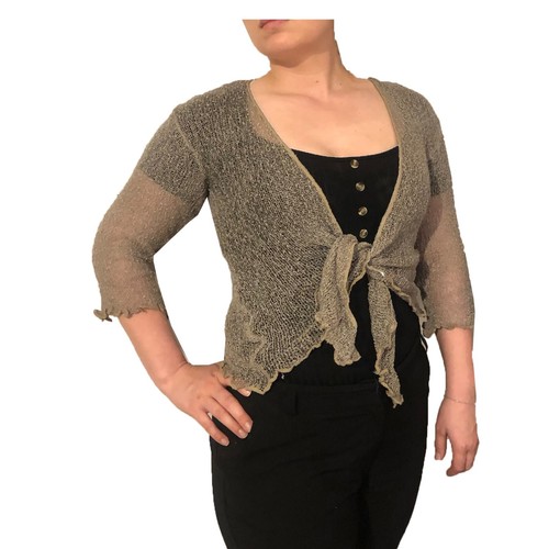 Womens tie bolero shrug - up,