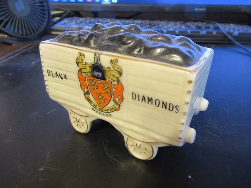 Ww1 era coal wagon black - era,