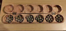 African Wooden Game Mancala /