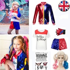 5PCS Kids Outfit Harley Quinn