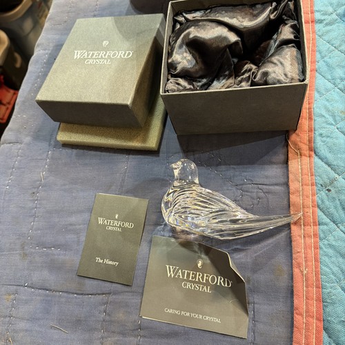 Vintage waterford crystal dove - vintage,