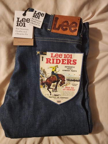 Lee 101 riders selvedge - 101, 70'a
