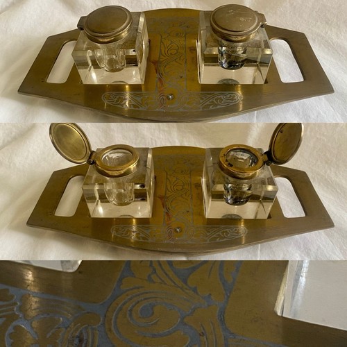 Antique bronze crystal - crystal, art