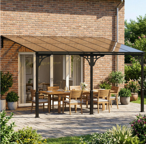 Wall mounted pergola outdoor - pergola,
