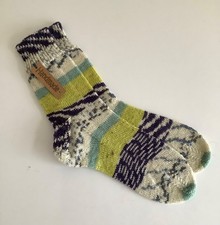 Hand Knitted Wool Blend Socks