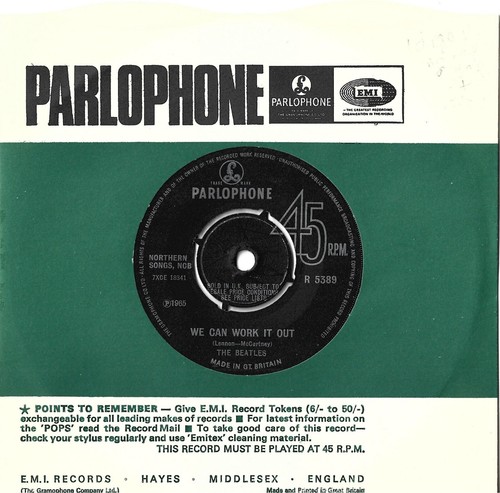 Beatles can work it - beatles, 7"