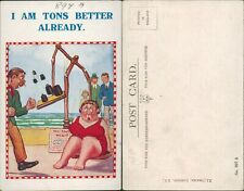 Tons Better Already Fat Lady Seaside humour XL Series 897A